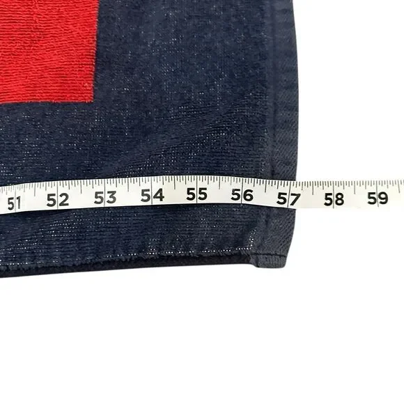 Vintage Detroit Yacht Club Beach Towel Heavy Weight 57” X 30” Made In USA